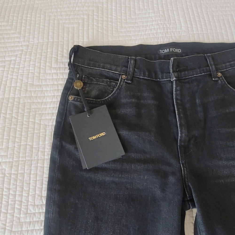 Tom Ford Dark Gray Slim Men's Jeans